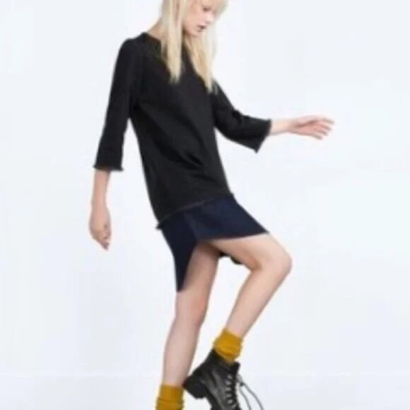 New ZARA Denim Shift Dress - Picture 4 of 7